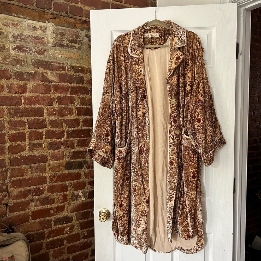 velvet duster jacket
